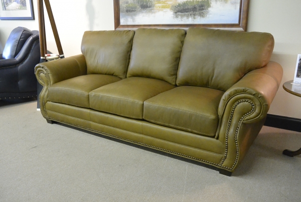 easton leather sofa