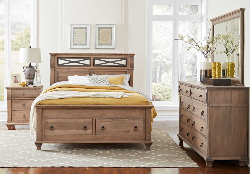 Reminisce Yutzy Wood Bedroom Furniture